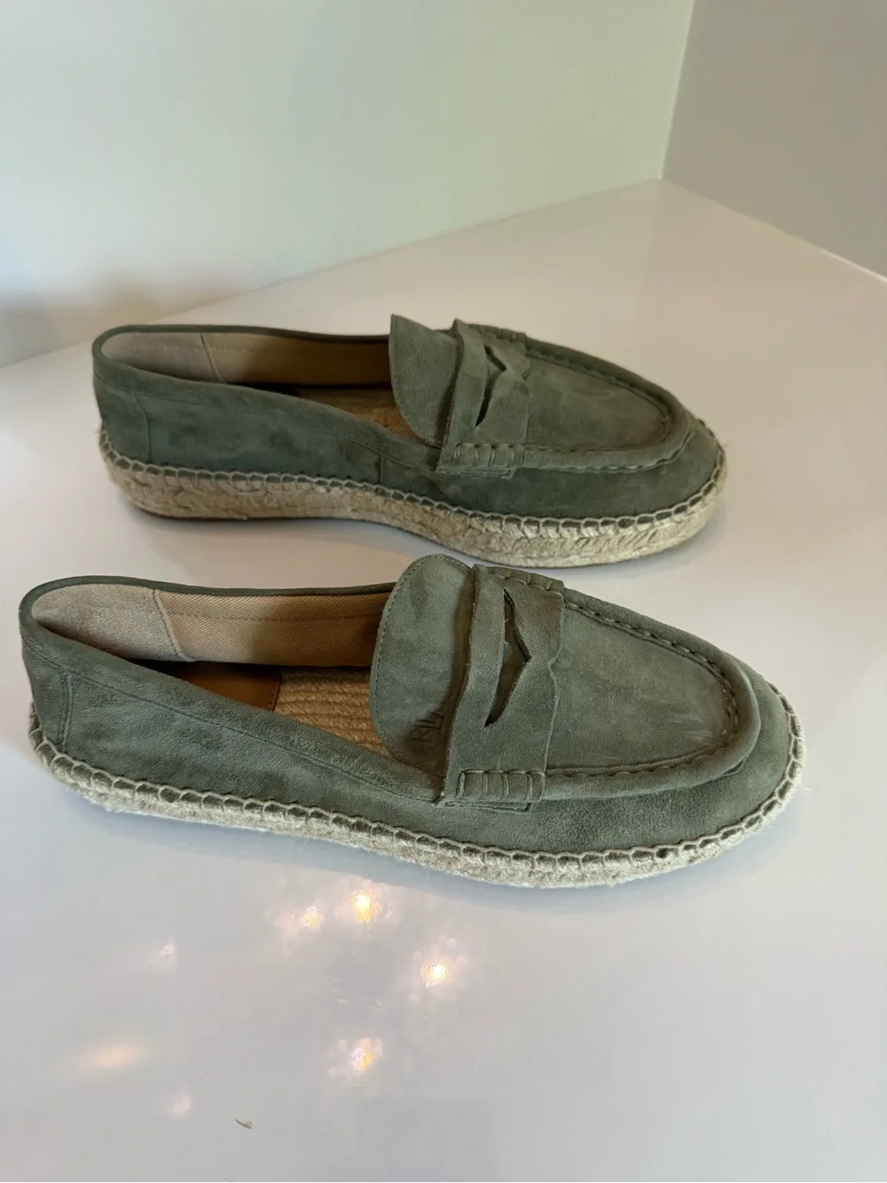 Lauren Ralph Lauren suede upper
